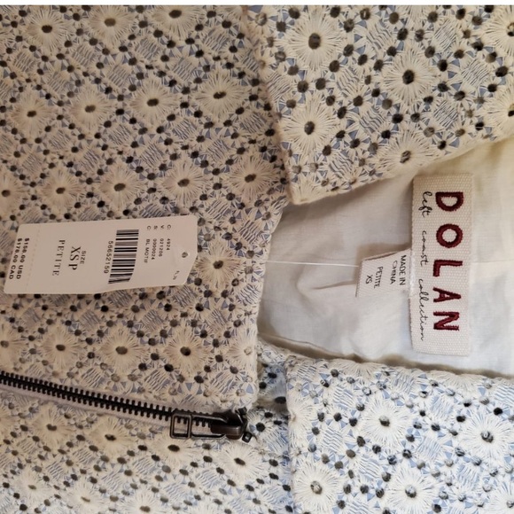 Anthro Dolan Rossi Eyelet Moto Jacket - Picture 7 of 8